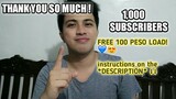 ❤ HAPPY 1000 SUBSCRIBERS! | Giveaway instructions on the Descriptions 💙