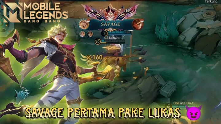 Lukas ngamuk sampe dapat savage 😈😈