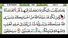 11 - Juz 11 Membaca Alquran Dengan Nada Pelan, Merdu, Dan Mudah Di Ikuti (by Tahsinul Quran & Doa)