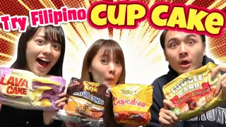 Japanese Try Filipino CUPCAKES For The First Time !!! Super Sweet