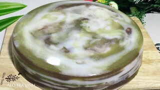 Cách làm RAU CÂU Nước Cốt Dừa- Rau câu dừa sữa giòn ngon với hương vị đặc biệt của rau má
