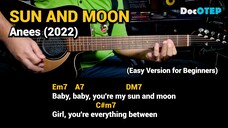 Sun and Moon - Anees (2022) Easy Guitar Chords Tutorial with Lyrics Part 1 SHORTS REELS