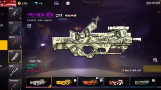 (Free Fire) Mua P90 MƯA TIỀN Siêu Rẻ Tại Shop Huyền Bí Tháng 8