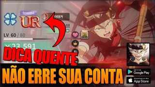 BLACK CLOVER MOBILE | SAIBA DISSO ANTES DE COMEÇAR NO GLOBAL