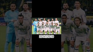 Real Madrid Squad Evolution(2010 - 2023)||#shorts #football