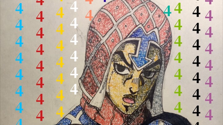 [Drawing JOJO] Use all 4 to draw a Mista (not a clickbait) and want to get 100 likes