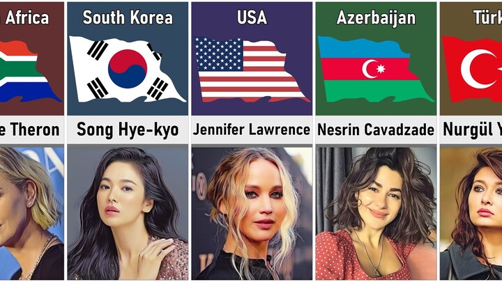 Female Actress From Different Countries