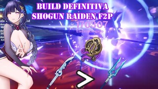 Shogun Raiden (Baal) DPS BUILD DEFINITIVA F2P Parche 2.5 | Genshin Impact