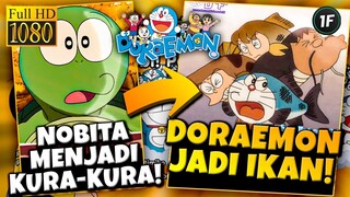 NOBITA JADI KURA-KURA DAN DORAEMON JADI IKAN! ALUR CERITA FILM NOBITA DORAEMON