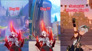 Saving for Mavuika Day 76 - 78 | Genshin Impact