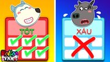 Ai mới là Em bé ngoan - Em bé hư: Wolfoo hay Pando? | Phim hoạt hình Wolfoo tiếng Việt