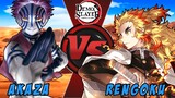RenGoku Vs Akaza | Demon Slayer Battle Fight Mugen