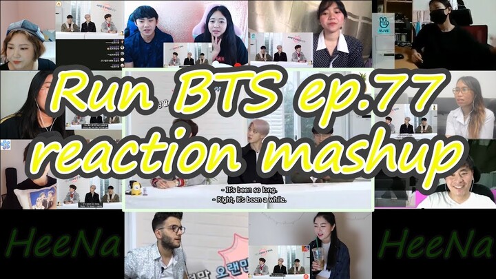 [BTS] Run BTS 달려라 방탄 ep.77｜reaction mashup