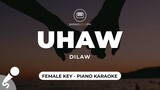 Uhaw - Dilaw (Female Key - Piano Karaoke)