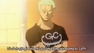 Zoro ngăn cản Luffy tha lỗi cho Usopp