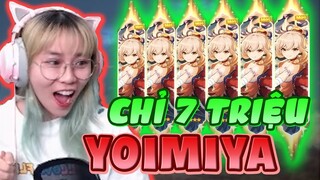 [GENSHIN IMPACT] Misthy sở hữu YOIMIYA C1 và SAYU C6 chỉ với 7 triệu?