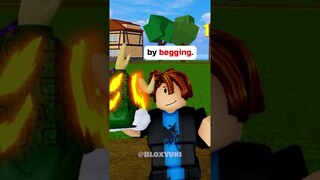 BULLY PRETENDS TO BE NPC TO TROLL NOOBS IN BLOX FRUITS!  #shorts