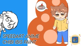 SPEEDART ANIME CHIBI || Ibis paint