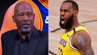 "Bow down to the KING" - James Worthy goes crazy LeBron scores 56 Pts as Lakers def Warriors 124-116