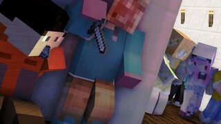 Minecraft, nhưng chúng ta phải đánh bại kẻ giết người!