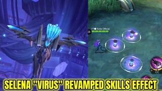 Selena "Virus" Revamped NEW Skills Effect & Entrance Animation | MLBB