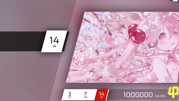 [Phigros Homemade Score] Big Brother picks up Sakura Senbon Cherry IN Lv.14