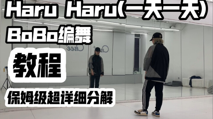 保姆级超详细分解教程 BIGBANG-HaruHaru 一天一天 bobo编舞 翻跳