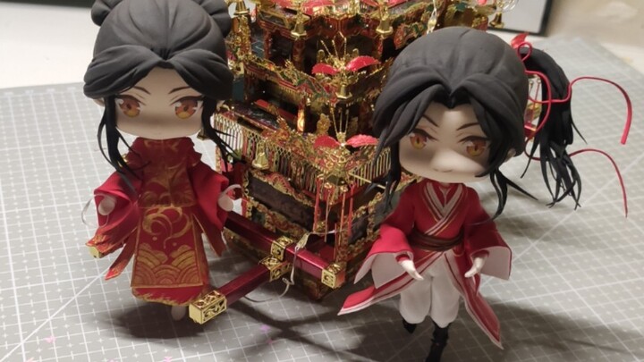 [Heaven Official's Blessing]Teach you how to make a pair of animated version of Hua Lian in four min