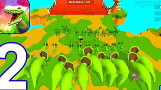 Dino Island รวบรวมและต่อสู้ - การเล่นเกม Walkthrough ตอนที่ 2 ผู้บัญชาการกองทัพ Dino (Android iOS)