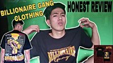 BILLIONAIRE GANG CLOTHING BLACK T-SHIRT REVIEW | Regie Mark Omandam