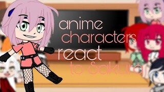 Anime characters react to eachother||Sakura Haruno||1/10