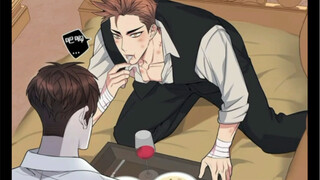 "The Young Master's Table" Anorexic Young Master and Strong Male Servant, I want you to feed me!