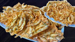 JIKA PUNYA UDANG & IKAN KECIL COBALAH MASAK INI BISA UNTUK LAUK / CEMILAN JADINYA BANYAK