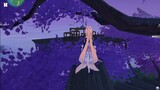 [Genshin Impact •Dust Song Pot] Lukisan Qiting - Foto Sakura Xia Yuehua Berpikir (6 jam hati yang meledak hanya untuk menemukan cahaya bulan yang paling indah)