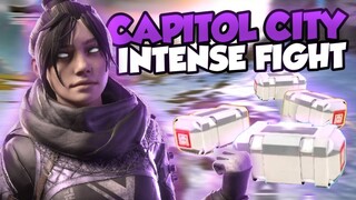 Movement vs Intense Fight in Capitol City 3000+ Damage !! - Apex Legends Mobile 60FPS Gameplay