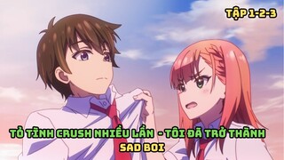 Tỏ Tình Crush Nhiều Lần Bị Từ Chối Tôi Đã Trở Thành SAD BOY | Tập 1+2+3 Tóm Tắt Anime-Bin Sama anime
