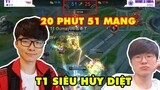 TRẬN ĐẤU SIÊU HỦY DIỆT CỦA FAKER VÀ T1 - 20 PHÚT 51 MẠNG GAME LÀ DỄ