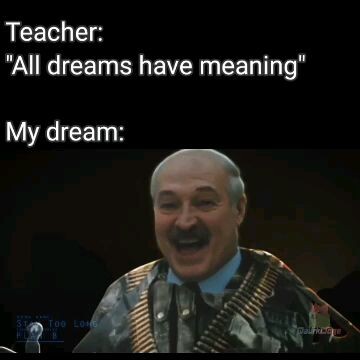 All dreams have meanings