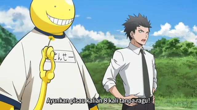 assassination classroom season 1  episode 3 sub indo