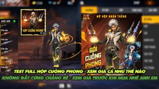 Free Fire Test Full hộp đồ cuồng phong xem như nào?- Giá cả hợp lý ko đắt quá nhưng cũng chẳng rẻ!