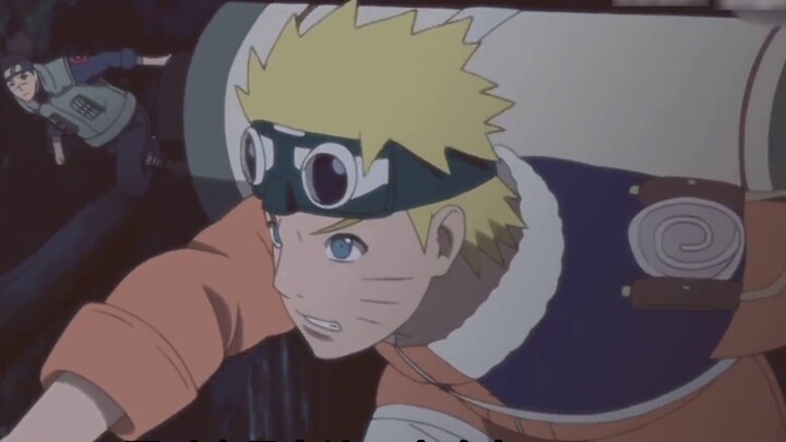 Puncak kehidupan Iruka, Naruto dan Hinata mengakui Iruka sebagai ayah mereka, dan keempat generasi H