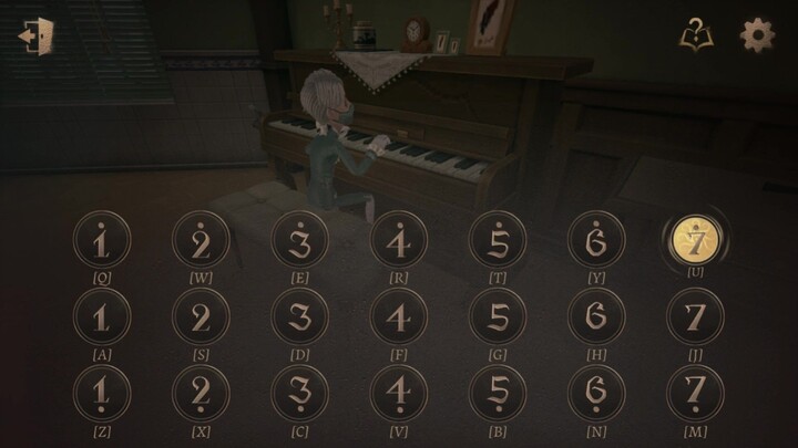 Playing the Identity V Main Theme on the Piano Furniture 🎵🎶🎶