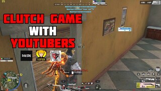 CLUTCH GAME WITH YOUTUBERS (Rules of Survival Battle:Royale)