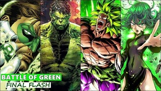 BROLY VS WORLD BREAKER HULK VS GREEN LANTERN & More | Battle Of Green | Explained In Hindi |