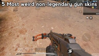 5 Most weird non-legendary gun skins in CODM