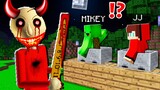 How Baldi Teacher BECAME DEMON and ATTACK MIKEY and JJ ? - in Minecraft Maizen