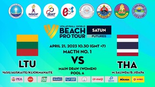 LTU พบ THA /หญิง/รอบแรก/วอลเลย์บอลชายหาด Pro Tour Futures