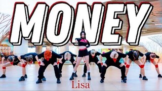 LISA(BLACKPINK)-MONEY俄罗斯小姐姐商场超炸翻跳dance cover by HipeVisioN路演kpop in public