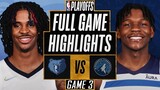 MEMPHIS GRIZZLIES vs MINNESOTA TIMBERWOLVES | FULL GAME 3 HIGHLIGHTS | 2022 NBA Playoffs NBA 2K22
