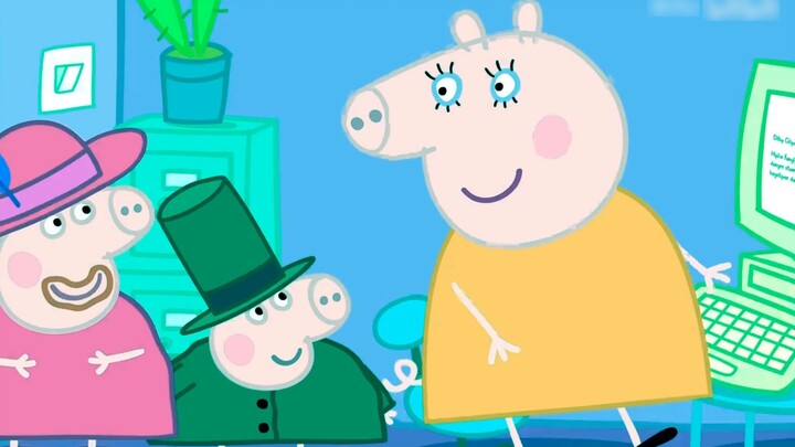 Peppa Pig: Daddy Pig, what is George doing?